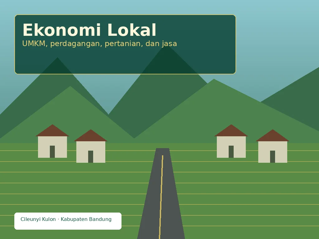 Ilustrasi UMKM & usaha warga Desa Cileunyi Kulon